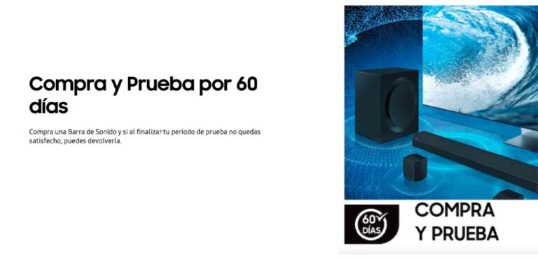 Samsung ofrece de manera exclusiva el programa “Compra y Prueba” para sus barras de sonido