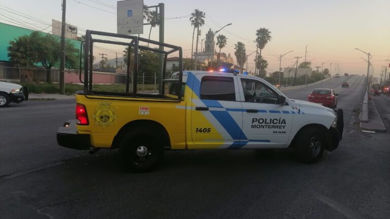 Policía de Monterrey muere en ataque armado; agresor huyé en su patrulla