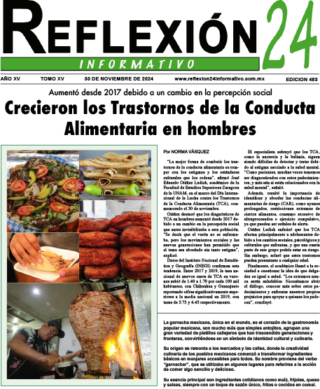 Reflexion 24 No 483 | Crecieron los Trastornos de la Conducta Alimentaria en hombres
