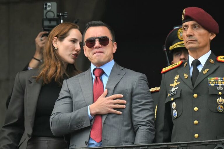 Ecuador en ‘alerta máxima’ por un informe sobre un supuesto plan de asesinato a Noboa