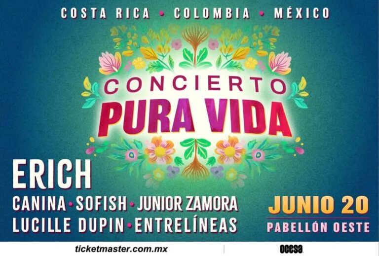 Ven a disfrutar de una noche llena de talento latino en el Concierto Pura Vida