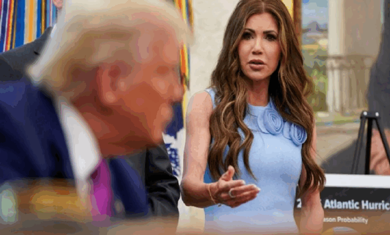 Kristi Noem acusa a Sheinbaum de incitar las protestas en Los Ángeles