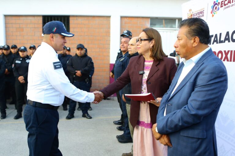 “Vamos a cambiar las estadísticas de seguridad en tres años”: Azucena Cisneros destaca avances en Ecatepec