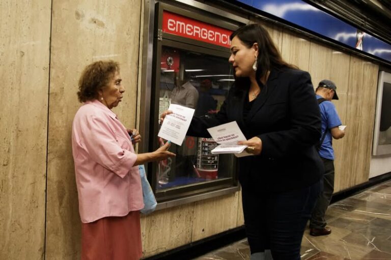 Diputados de Morena lanzan campaña informativa sobre seguridad en el Metro para combatir desinformación