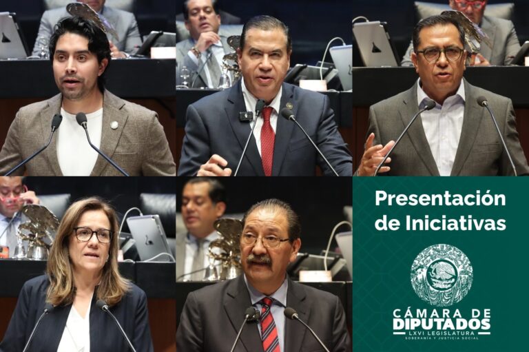 Presentan Diputados Cinco Iniciativas en la Sesión de la Comisión Permanente