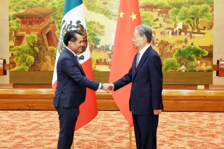 Presidentes del Congreso de México y China estrechan relaciones diplomáticas