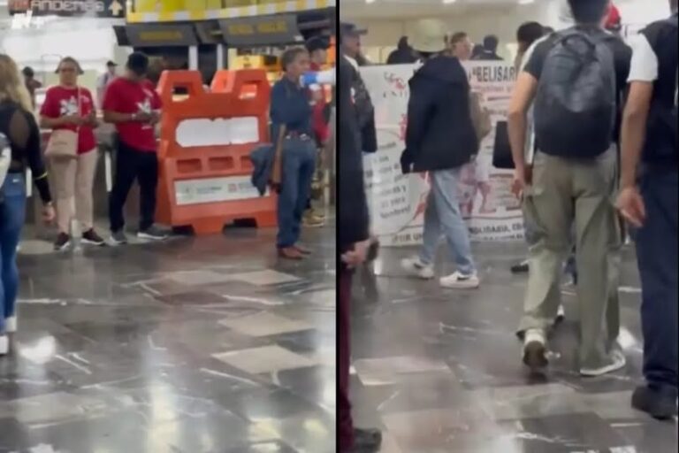 CNTE deja libre paso en varias estaciones por protesta