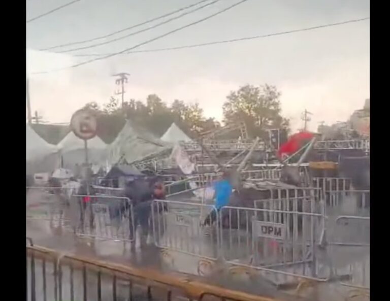 La alcaldía GAM esperará peritaje de la FGJ por caída de escenografía en evento del Día de las Madres