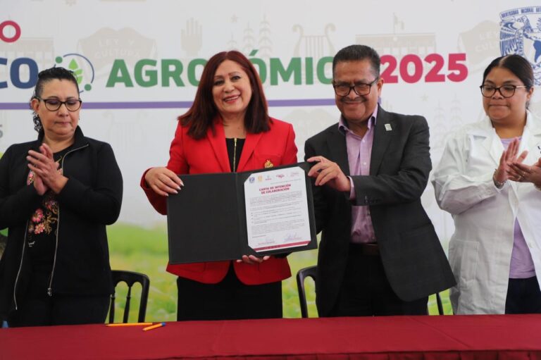 Impulsarán el desarrollo agrícola, urbano y académico con el acuerdo entre Tecámac y la UNAM
