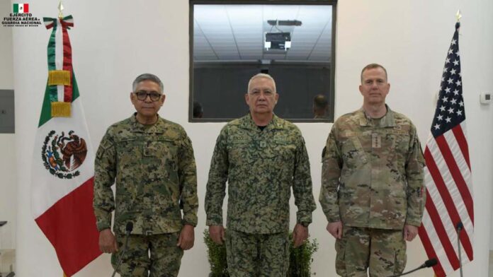 Fuerzas armadas mexicanas y Comando Norte de EE. UU. sostienen encuentro para reforzar seguridad en la frontera
