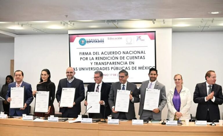 Marilyn Ballesteros Celebra Firma de Acuerdo Nacional por la Rendición de Cuentas y Transparencia en las Universidades Públicas de México