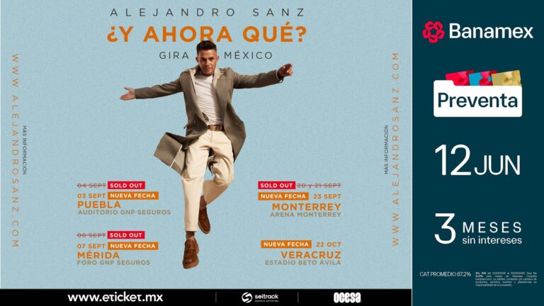 Alejandro Sanz no tiene límite y agrega nuevas fechas a su gira