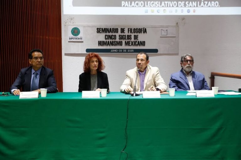 Realizan en la Cámara de Diputados el seminario de filosofía “Cinco Siglos de Humanismo Mexicano”