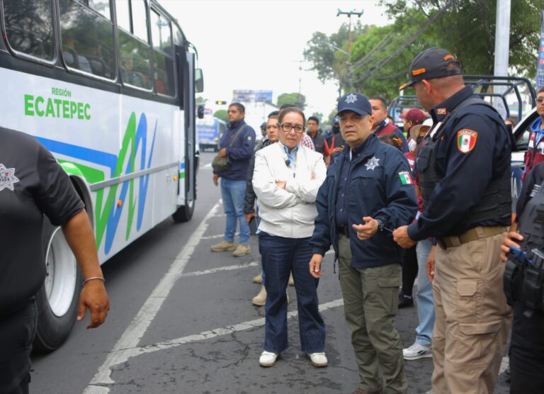 Operativo Transporte Seguro en Ecatepec busca frenar a “dulceros” que intimidan a pasajeros: Azucena Cisneros Coss