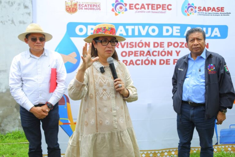 Los siete cárcamos evitarán inundaciones en Ecatepec: Azucena Cisneros