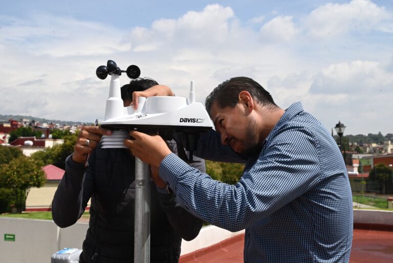 Tecámac fortalece prevención de inundaciones con estaciones meteorológicas de ODAPAS