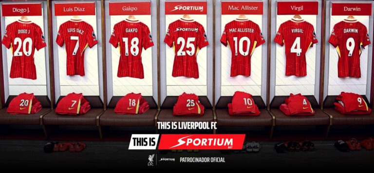 Sportiumbet México, nuevo patrocinador del campeón Liverpool