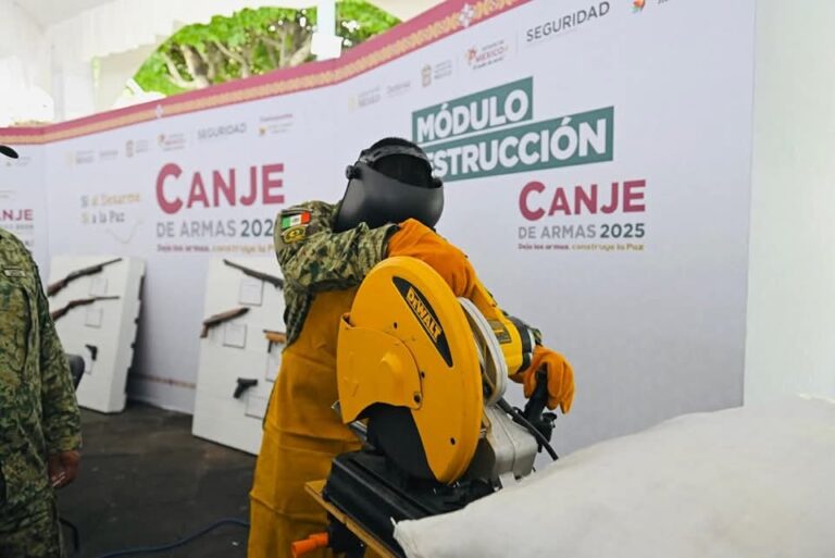 Arranca en Tlalnepantla el programa “Canje de Armas 2025”