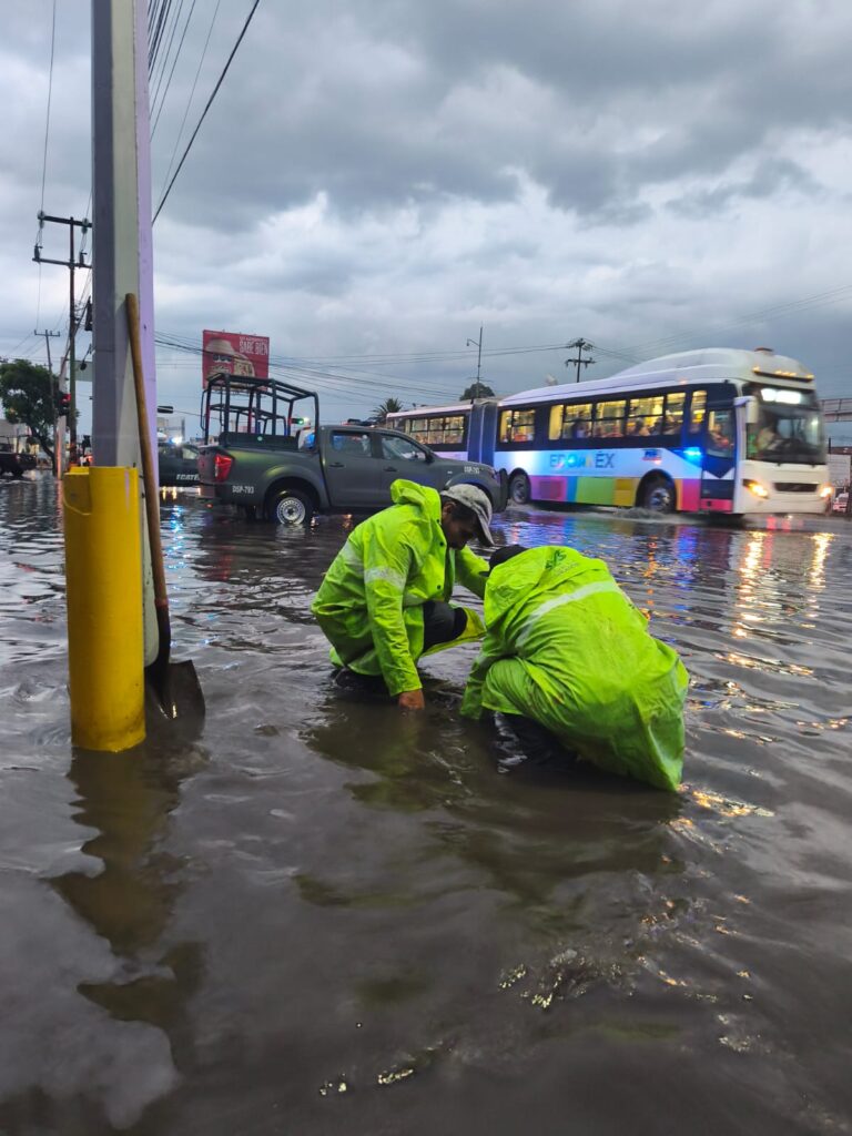 Activan Operativo Tormenta en Ecatepec por lluvias intensas