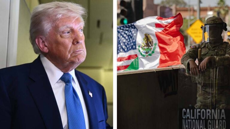 Trump presume uso del Ejército en Los Ángeles y culpa al gobernador de California