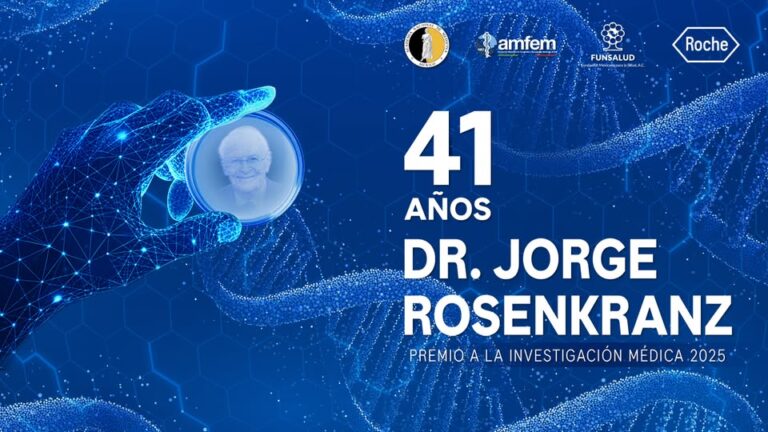 Lista la convocatoria 2025 del Premio a la Investigación Médica Dr. Jorge Rosenkranz