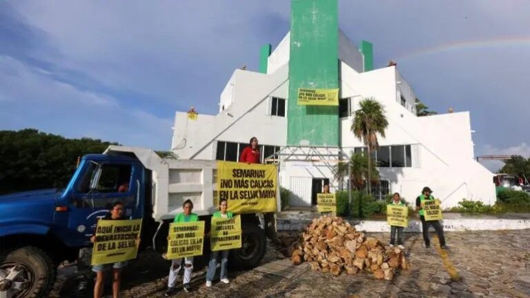 Exige Greenpeace pruebas sobre prohibición para extraer mineral pétreo en Tulum