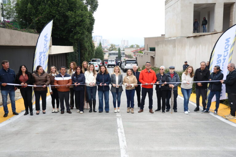 Repavimentación en Lomas de las Palmas mejora movilidad y seguridad en Huixquilucan: Romina Contreras