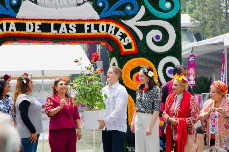 Inauguran la 168 edición de la Feria de las Flores en San Ángel