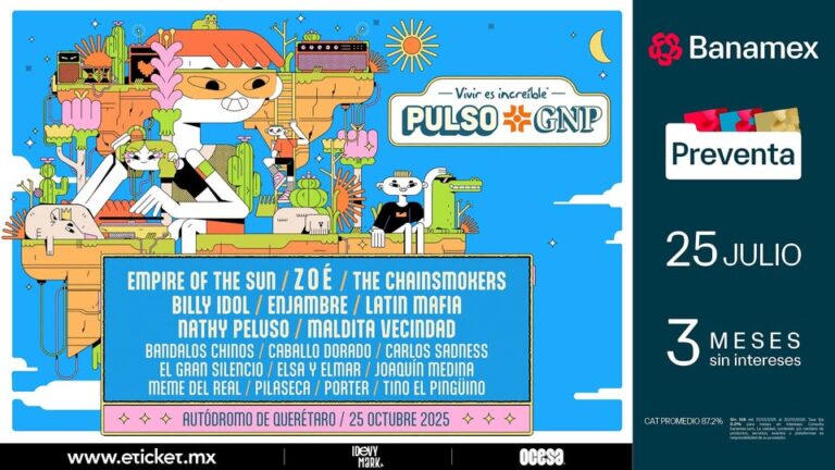 El festival Pulso GNP vuelve a latir con su edición 2025