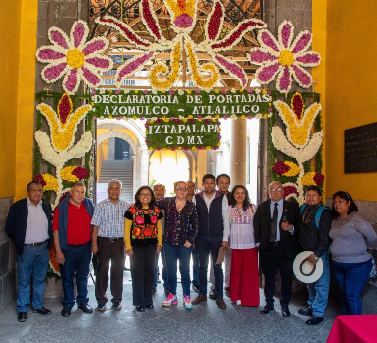 “Las portadas florales son símbolo de identidad y hospitalidad”: Aleida Alavez busca declararlas patrimonio cultural