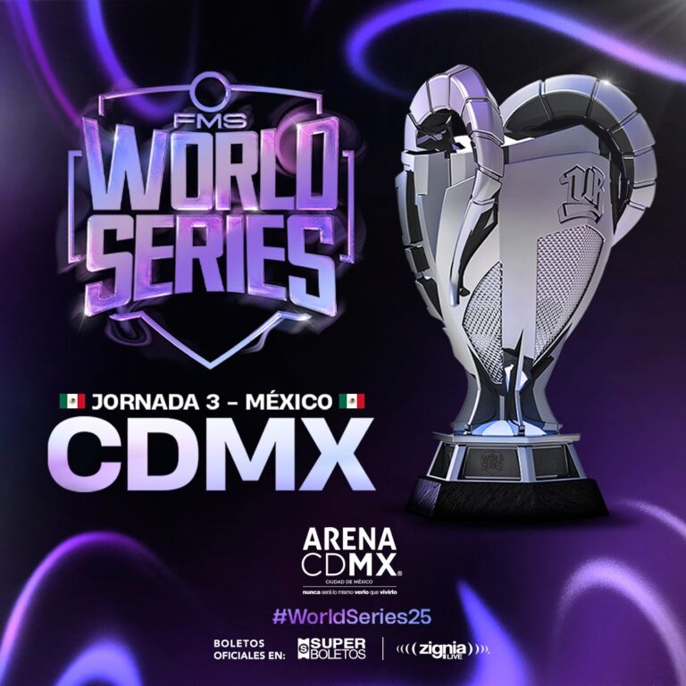 Para los amantes del rap, la FMS WORLD SERIES se presentará en la Arena CDMX