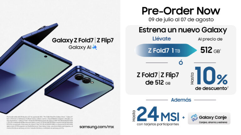 Ya está disponible la preventa de los nuevos Galaxy Z Fold7 y Galaxy Z Flip7