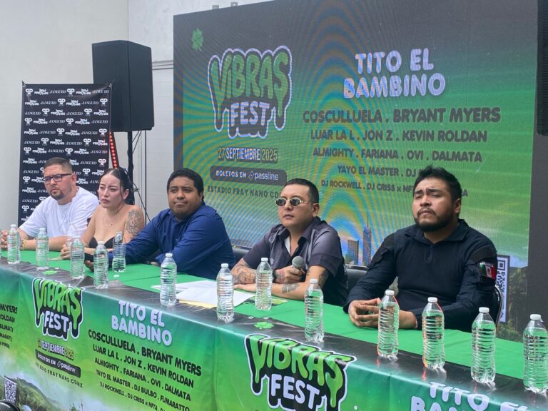Tito El Bambino promete en rueda de prensa un concierto de altura para México en el Vibras Fest 2025