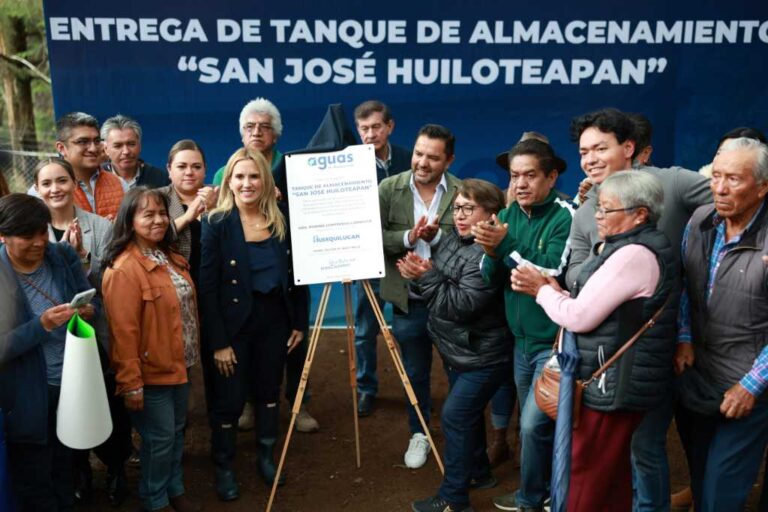 San José Huiloteapan ya no sufrirá por falta de agua: Romina Contreras
