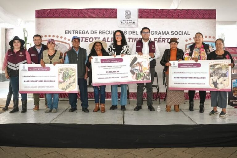 Tlalpan duplica apoyos a productores con el programa Teotlalpan, Tierra Fértil