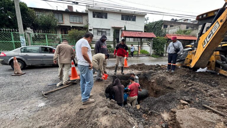 Cuautitlán Izcalli repara más de 1,800 fugas de agua en siete meses y fortalece su red hidráulica
