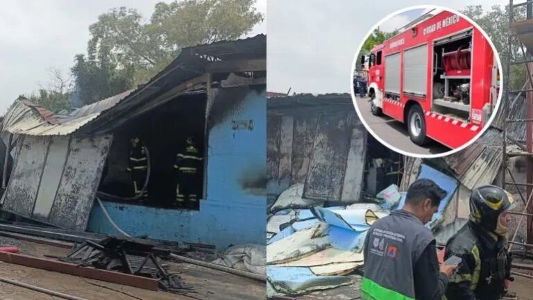 Controlan incendio en bodega de colchones de la colonia Preconcreto, Álvaro Obregón