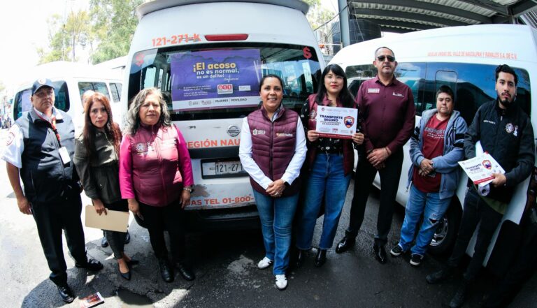 Naucalpan refuerza campaña “Viajemos Seguras” para combatir el acoso en transporte público