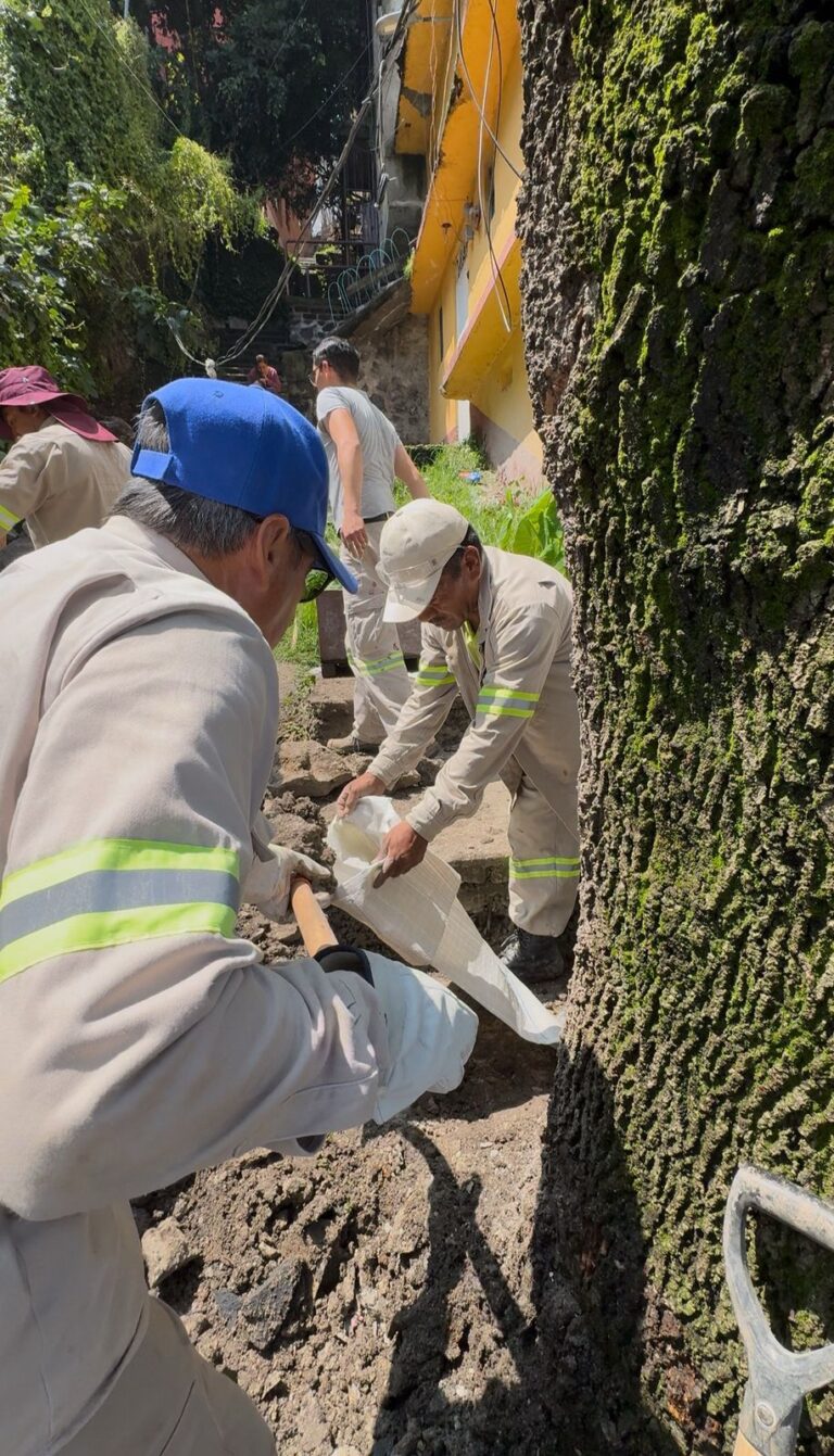 Álvaro Obregón activa operativo de atención tras fuertes lluvias y deslave