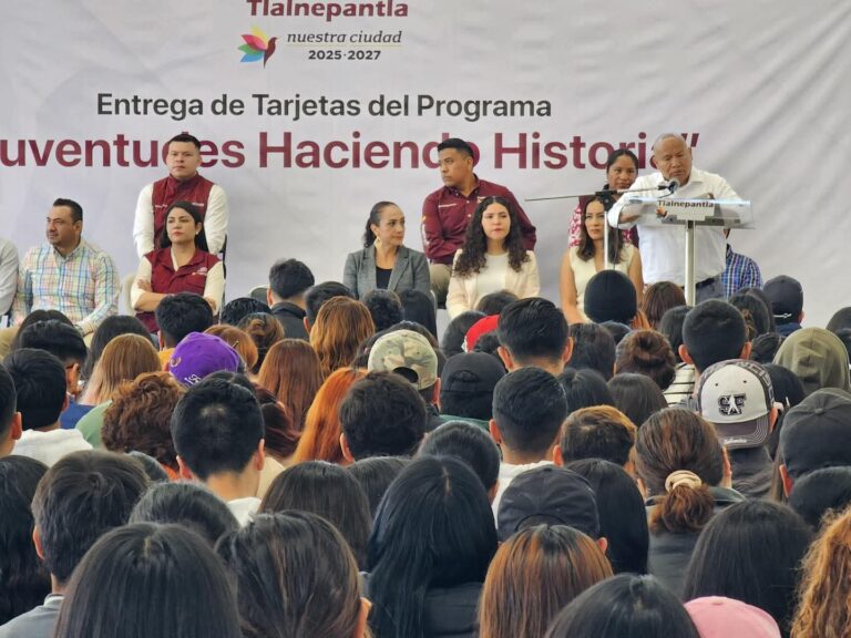 Tlalnepantla impulsa a más de mil jóvenes con becas de “Juventudes Haciendo Historia”: Raciel Pérez Cruz