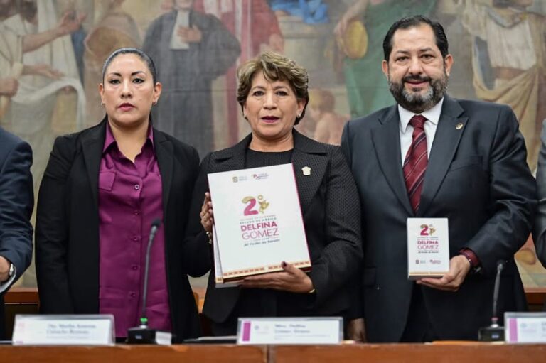 Hoy rindo cuentas con honestidad y transparencia: Delfina Gómez