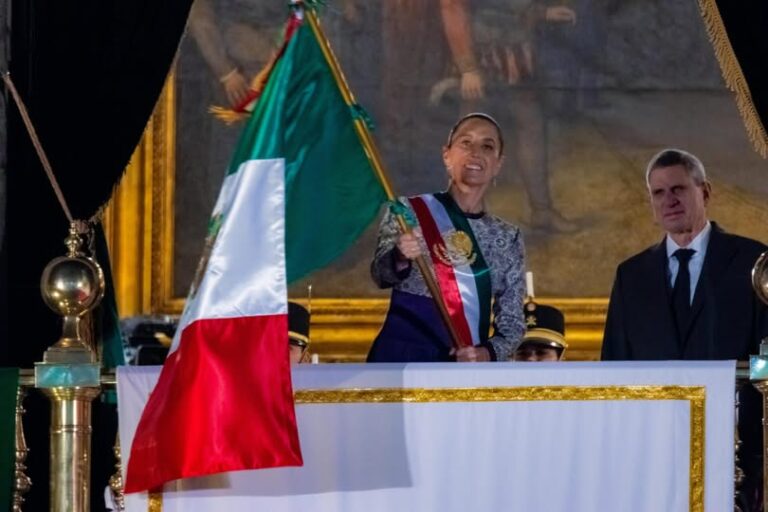 Claudia Sheinbaum marca un hito histórico al dar el Grito de Independencia como primera Presidenta de México