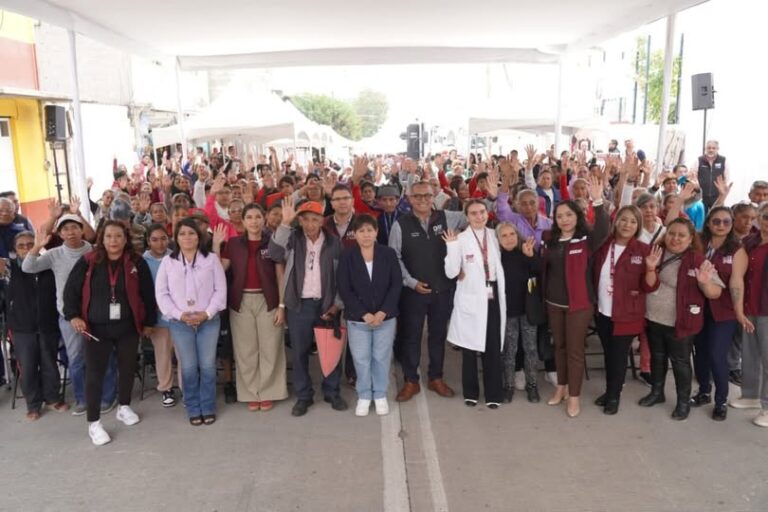 Salud a tu Alcance beneficia a familias de Lomas de Tepeolulco en la Semana Nacional de Salud Pública