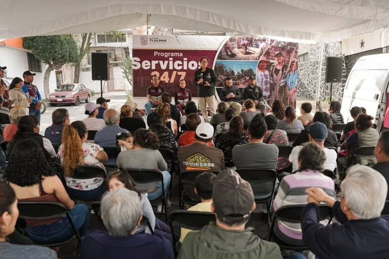Refuerza programa Servicios 24/7 en Tlalpan con maquinaria propia para 2026
