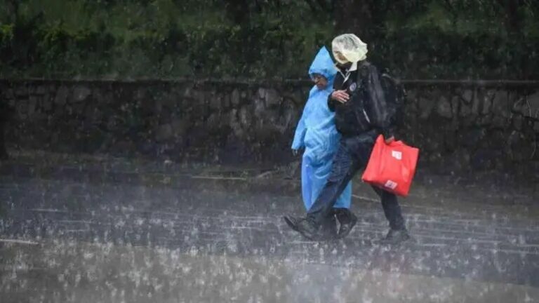 Lluvias y cielo nublado en la CDMX