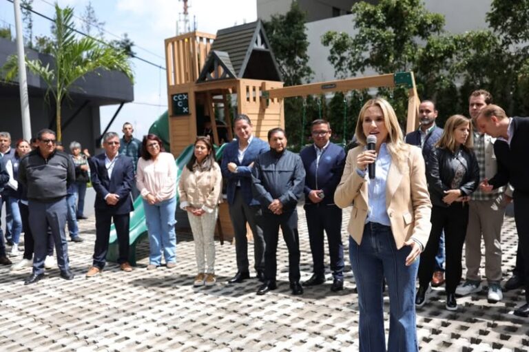 Huixquilucan inaugura parque recreativo en El Olivo para disfrute de familias y niños