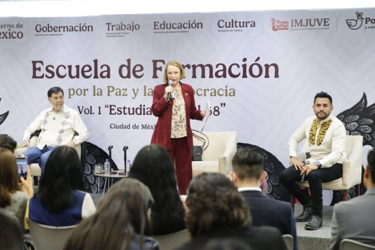 Laura Itzel Castillo llama a los jóvenes a avanzar en la transformación de nuestro país