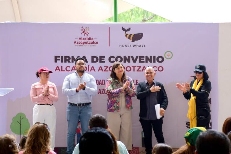 Azcapotzalco y Honey Whale firman convenio para impulsar movilidad segura y sustentable