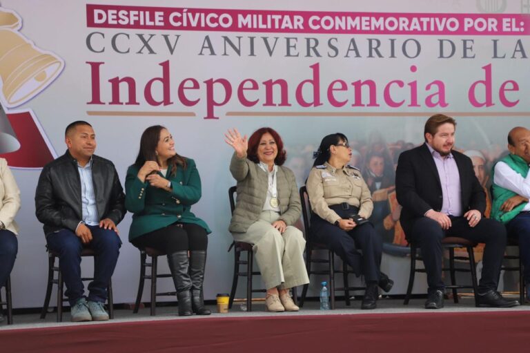 Rosi Wong celebra el Grito de Independencia en Tecámac con miles de familias en un ambiente de fiesta y tradición