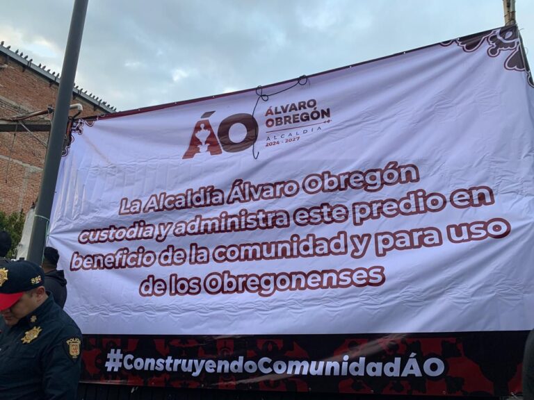 Alcaldía Álvaro Obregón recupera predio en Merced Gómez para beneficio vecinal